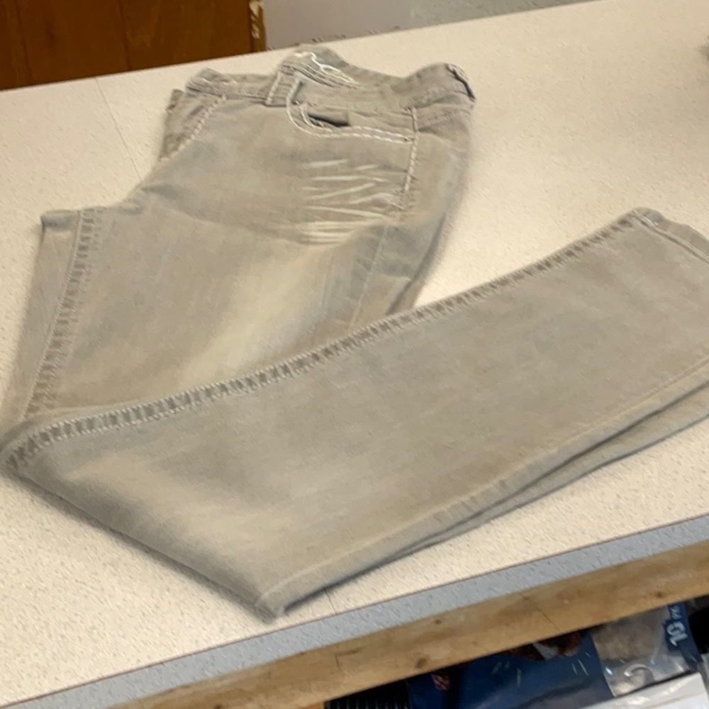 Like New!  INC Denim pants.  Regular fit. Skinny Leg. Size 10.